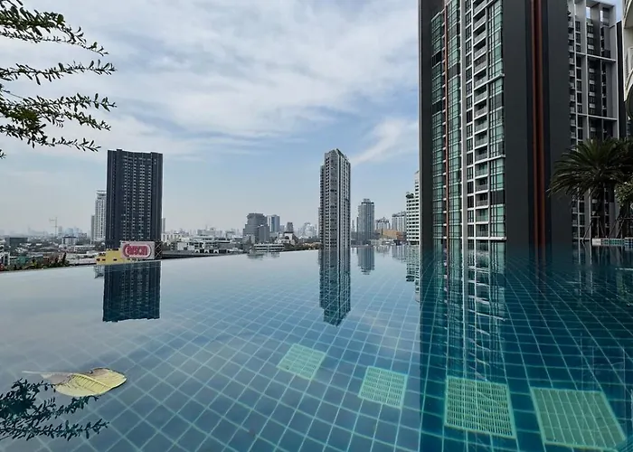 Apartment Super View Room, Swimming Pool,gym,150m Walk To Bts *