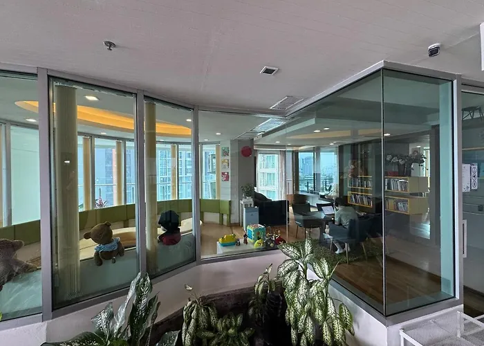 Apartment Super View Room, Swimming Pool,gym,150m Walk To Bts *